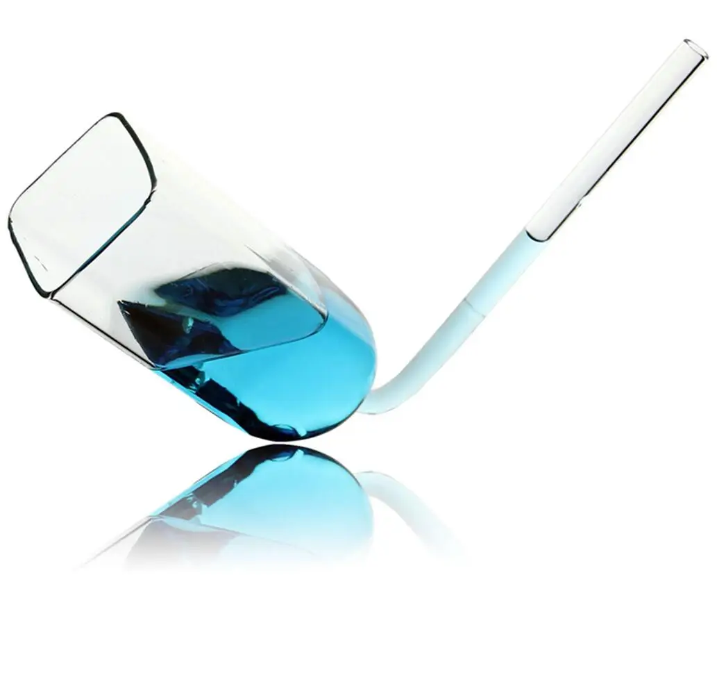 Rapid Champagne Consumption glass/square shaped Champagne Bong Shooter