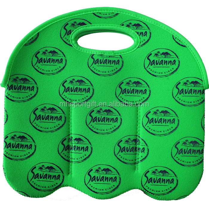 best selling neoprene beer bottle cooler bag for 6 or 8 beer bottle six beer cooler bag six pack can cooler bag