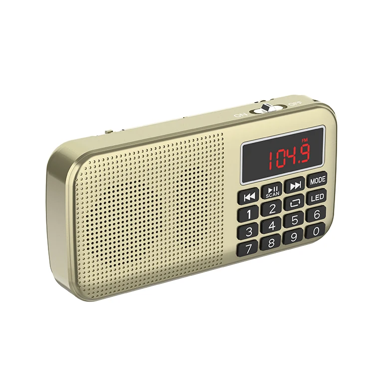 Dewant L-558AM China china am fm portable radio scanners with 2pcs 18650 batteries
