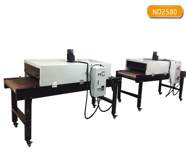 RUIDA ND2580 customized T-shirt industrial microwave tunnel dryer