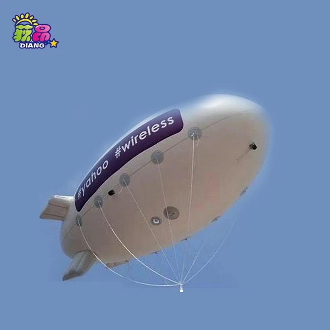 Outdoor Advertising Inflatable Remote Control Blimp/Inflatable RC Zeppelin Model/RC Airship 5M Blimp for sale Customized