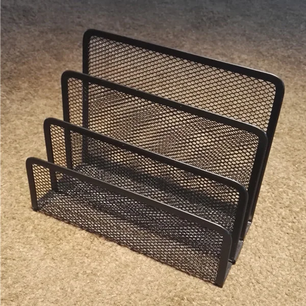 
portable a3 size black pop-up magazine holder 