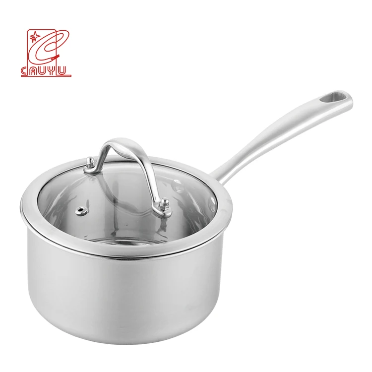 Tri-Ply Steel Happy Baron  German Cookware Set Stainless Steel Pan And Pot Set