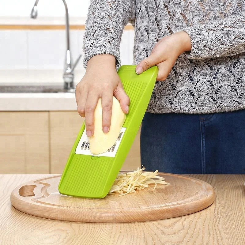 Household Kitchen Hand Plastic Mandoline Potato Vegetable Slicer