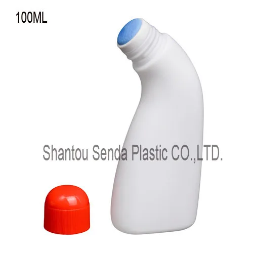 100ml sponge top bottle, plastic bottle sponge cap applicator