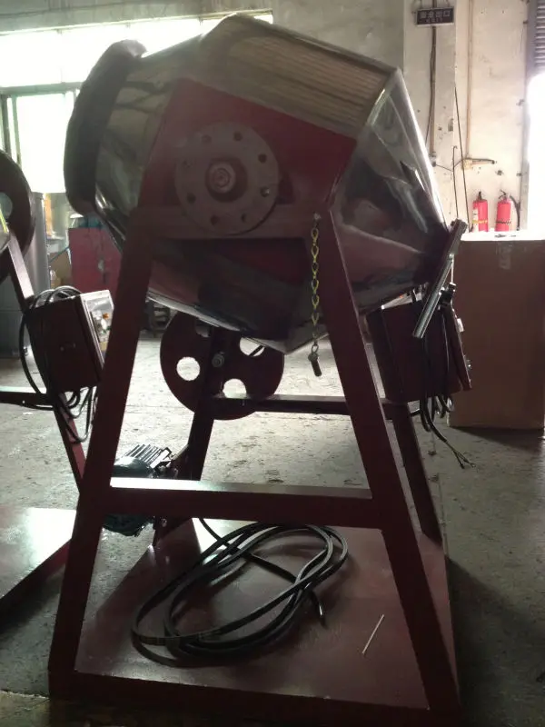 
Rotary mixer for dry plastic powder mix 