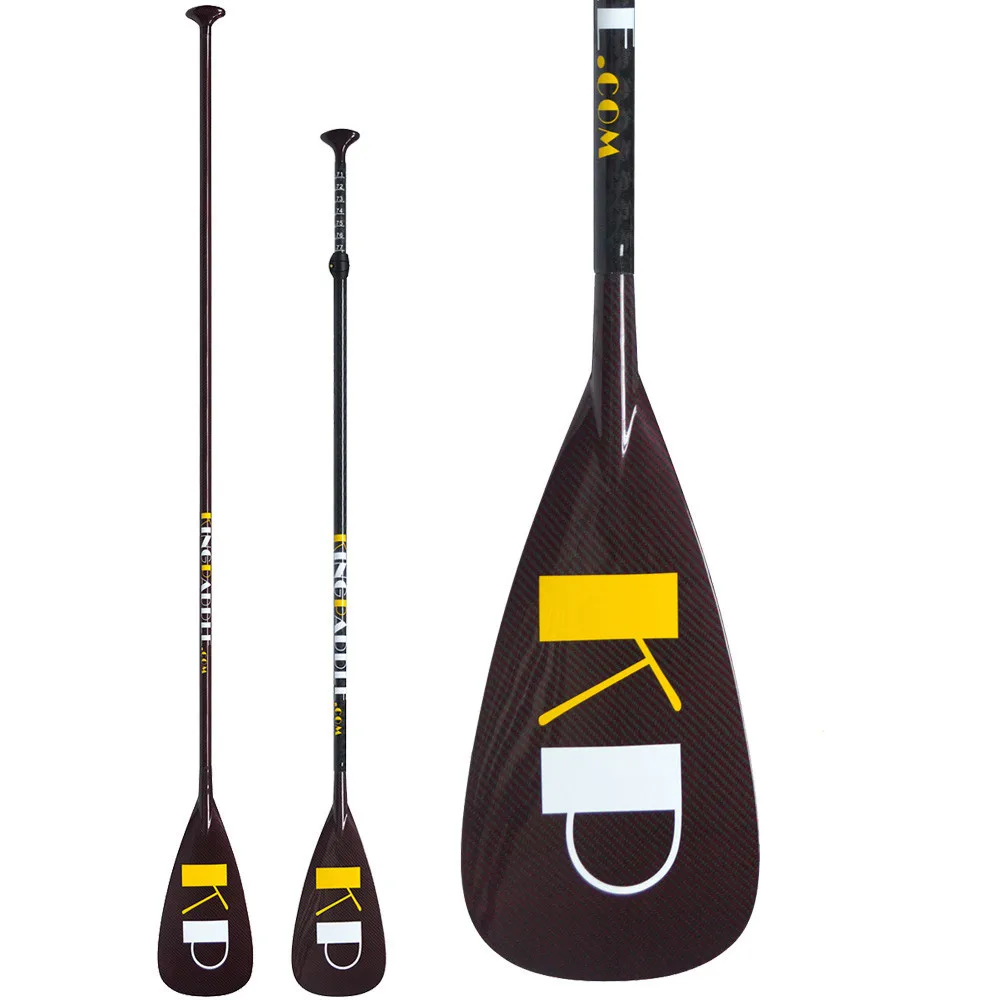 KingPaddle Red Kevlar Carbon Fiber Paddle SUP S07-CKR
