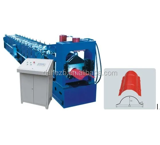 
Ridge cap roll forming machine, metal ridge cap making machine China alibaba supplier 