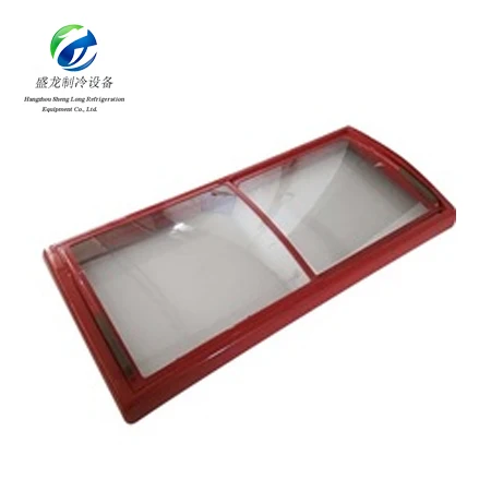 Прозрачная дверь из закаленного стекла для холодильника мороженого