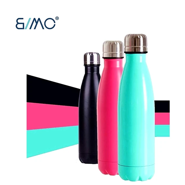 Hot Sale Double Wall Water Bottle With Lid Wholesale Insulated Cola Shaped Yoga Eco Life Sports Water Bottle