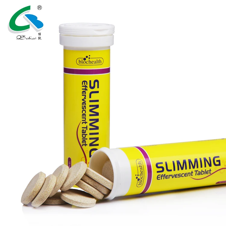 Fat Burning Lotus Leaf Extract Alisma Extract Slimming Effervescent Tablets weight loss products