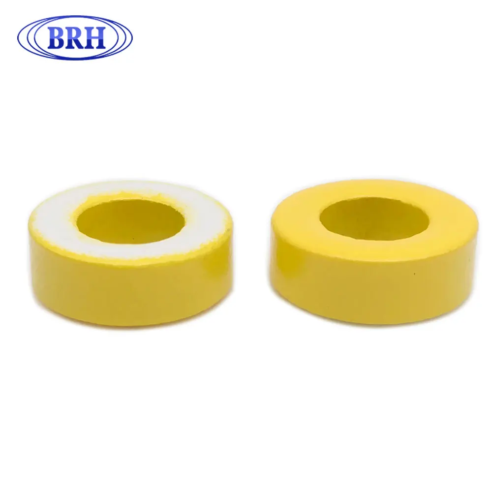 
T68-26A high permeability white yellow soft ring ferrite core toroid 