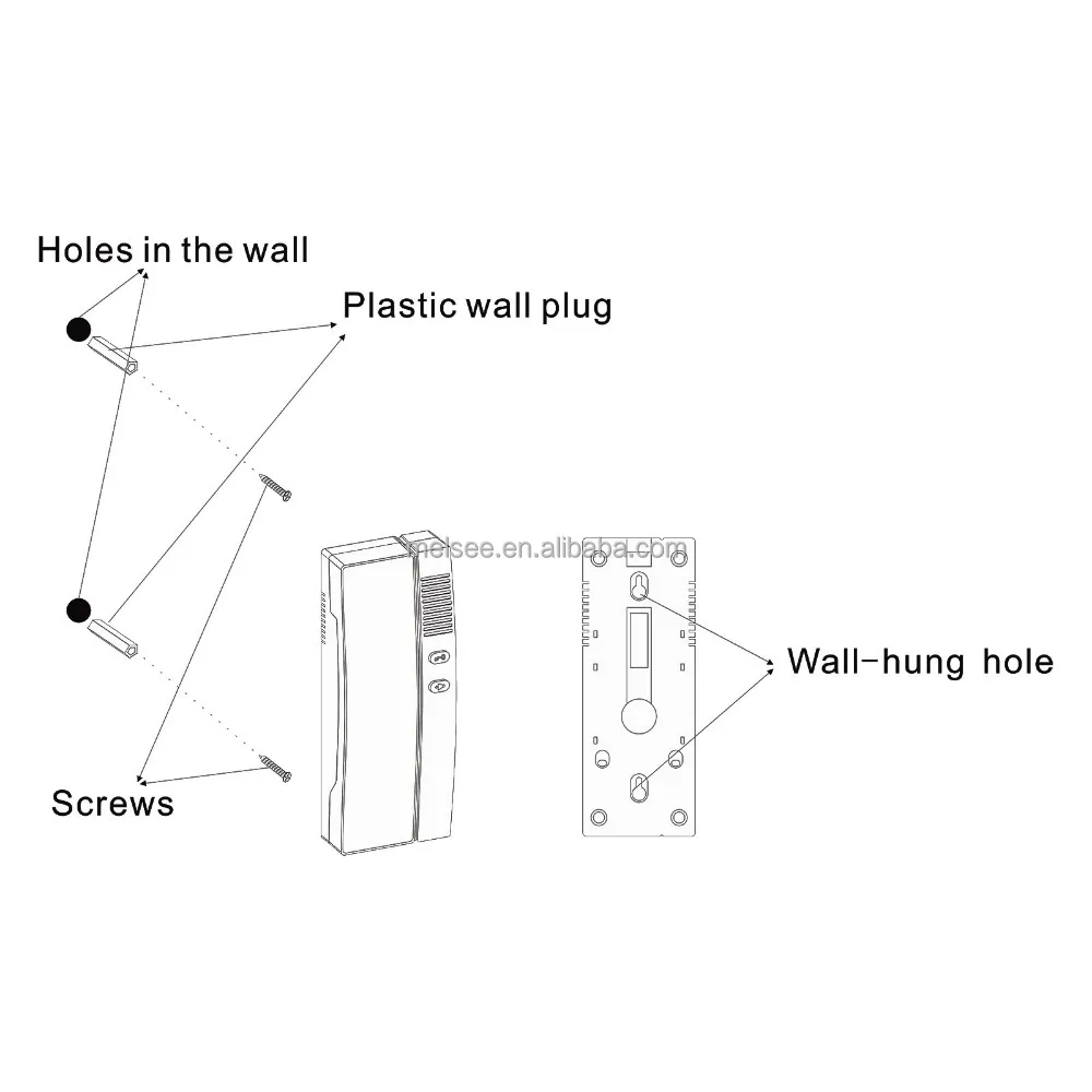 
Audio intercom audio door phone system for multi apartment 