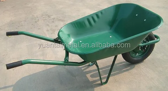 Qingdao cheap Heavy duty 150kg 65L garden wheelbarrow manufacture WB6201