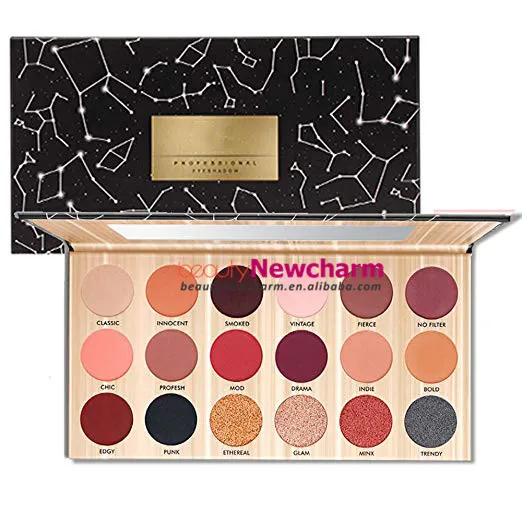 
Wholesale No Brand Cosmetics Makeup 18 Colors Highly Pigmented Custom Eyeshadow Palette 