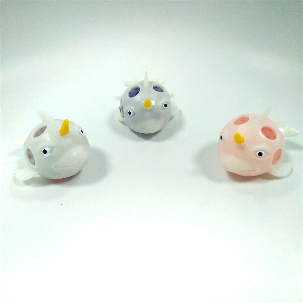 Wholesale Toy Squeeze Bead Stress Ball Cheap Fish Corn Anti-stress Ball Squishy Gel Bead Toys For Kids