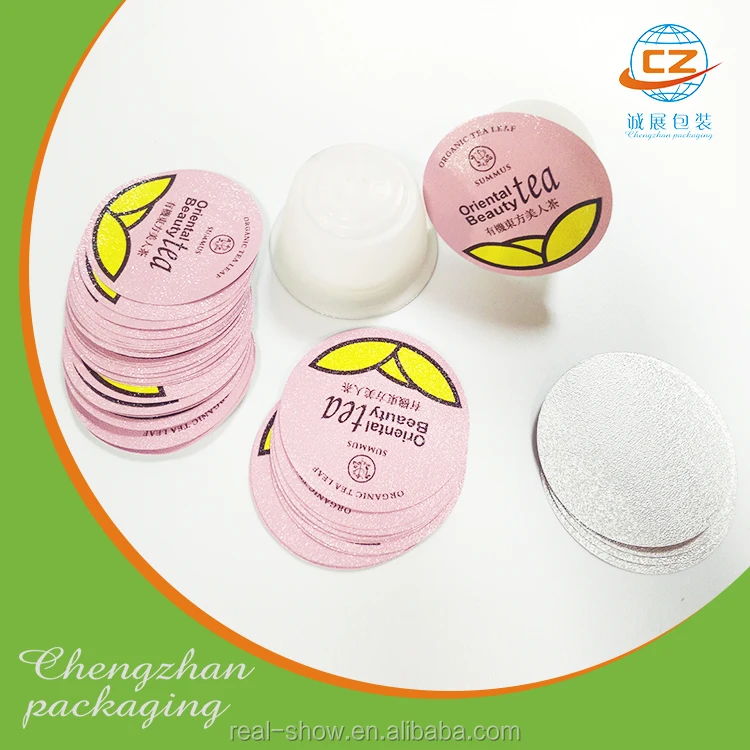 Customized bubble tea plastic cup sealing film