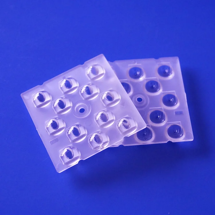 50x50mm 12 In 1 SMD 3030 Led Street Light PC Led Lens