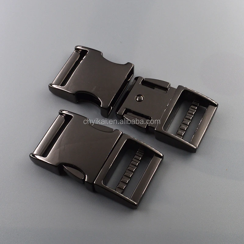 Light aluminum side release lightweight buckles for bag accessories
