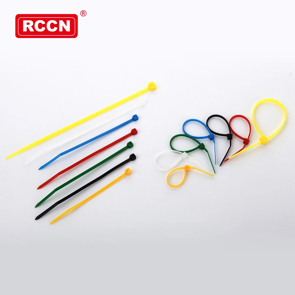 Nylon Cable Pull Lock Adjustable Fluorescent Cable Ties