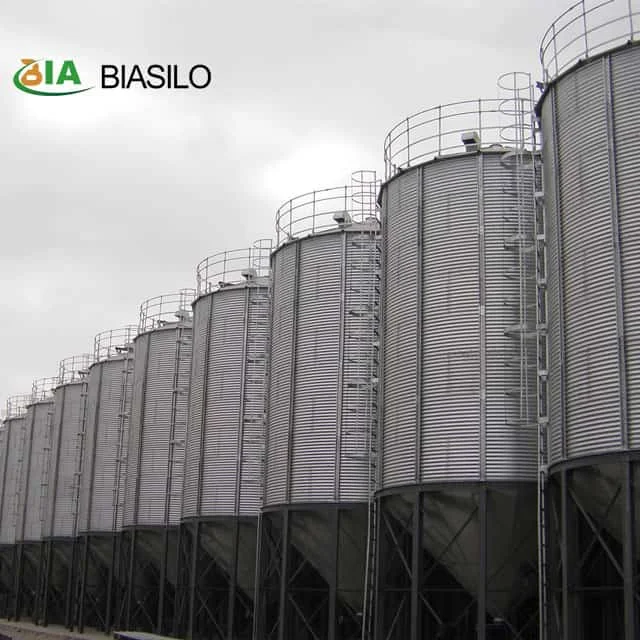 Steel Barley Storage Grain Silos For Sales With 5000t Used Wheat Grain Storage Silo Price And Poultry Bulk Feed Silo Tank