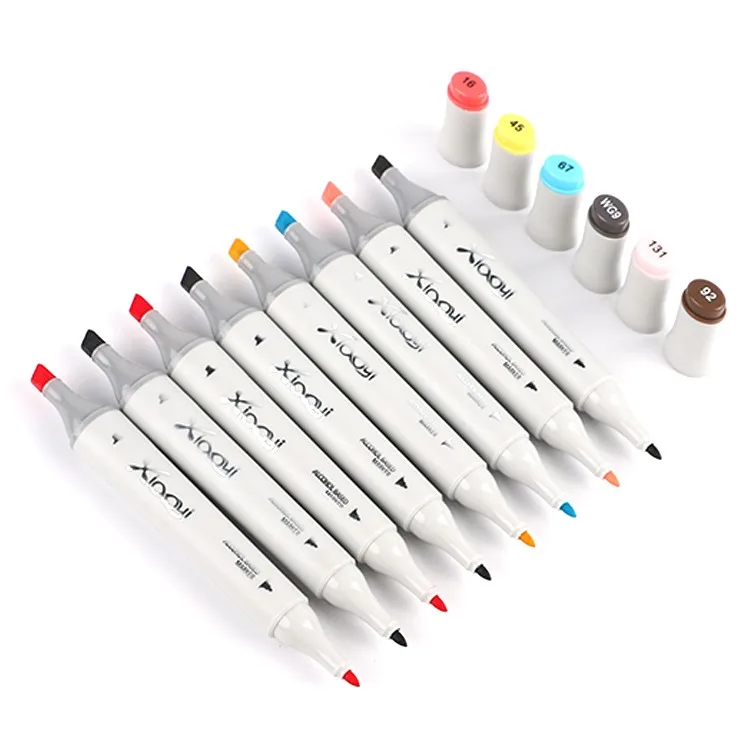 30/40/60/80 Colors Dual Tip Permanent Alcohol Art Markers alcohol Sketch Marker