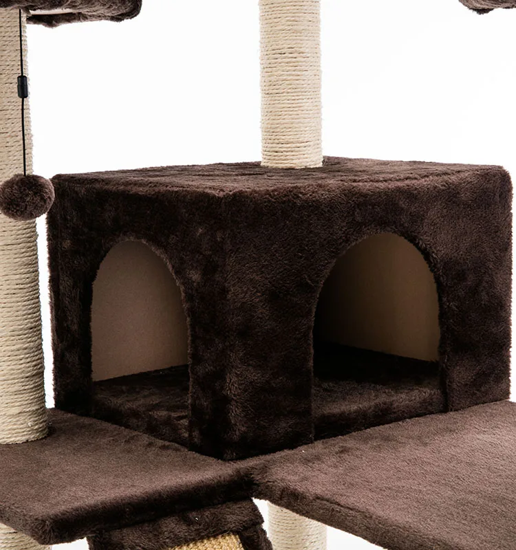 Luxury large Manufacturer Cat Tree Scratcher Kitten Cat Tower Condo Cat Tree Furniture