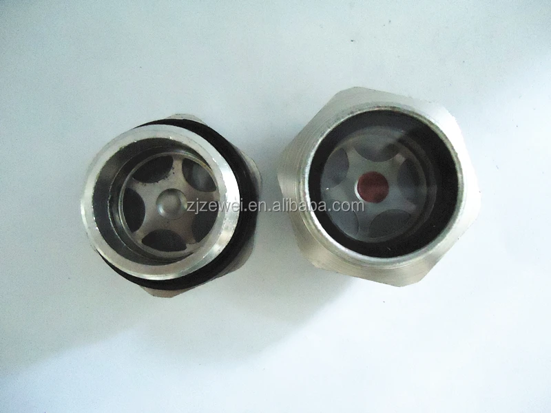 metric thread aluminum alloy oil level sight glass