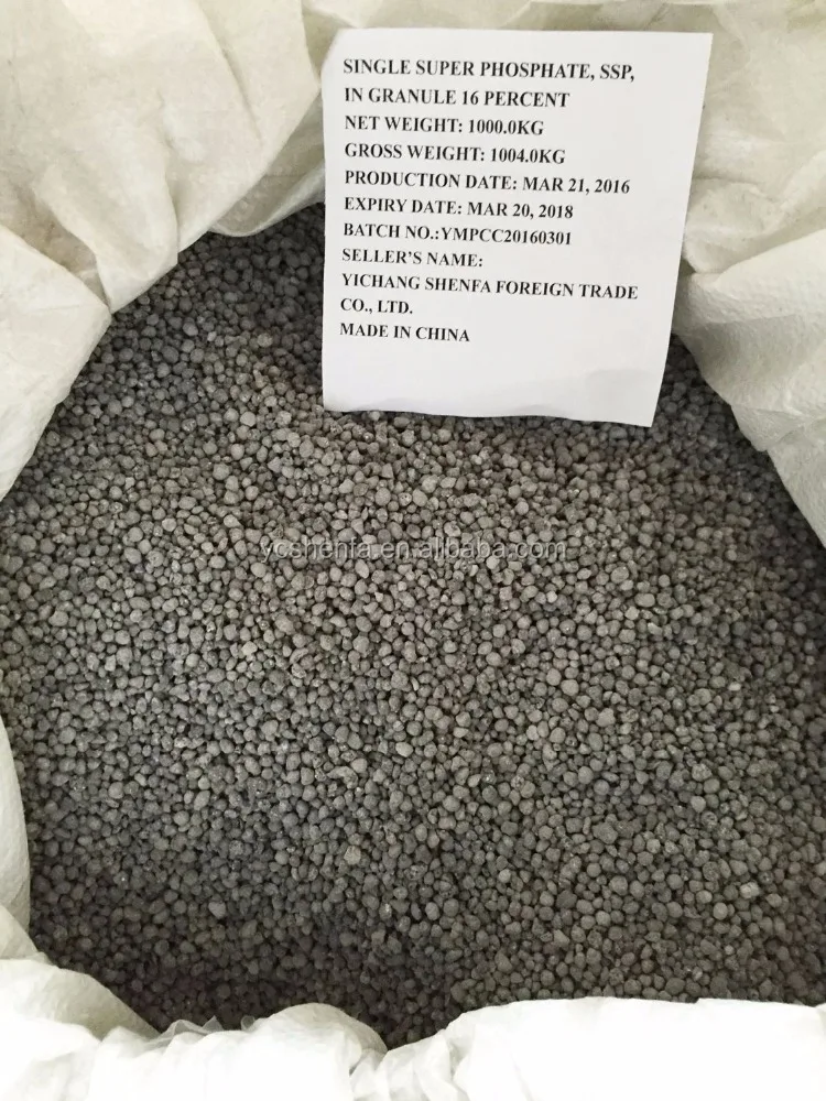 0-18-0 Single Super Phosphate SSP ESP TSP Granule Fertilizer in 50kg bag