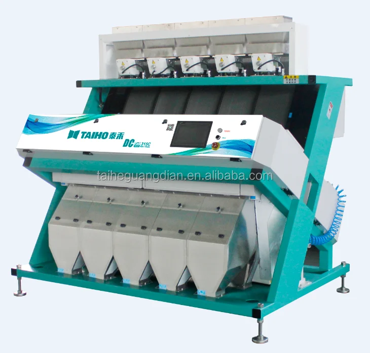 Grain sorting machine CCD rice color sorter machine for rice processing