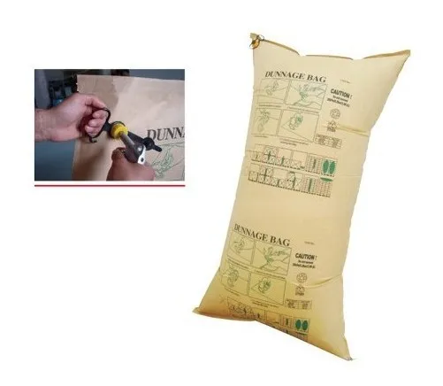 Extensible Recyleable Brown Paper Dunnage Air Bags Fill the Space