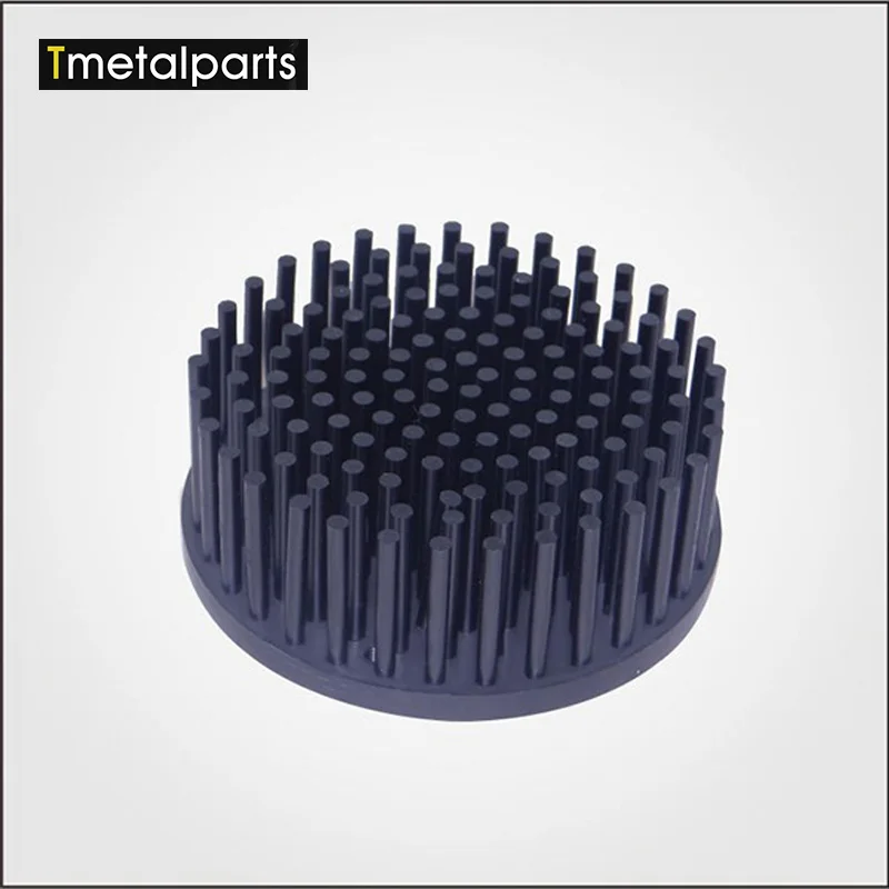 Custom Die Cast Led Heatsink Black Coating Aluminum Profile Black Heat Sink Lamp Housing