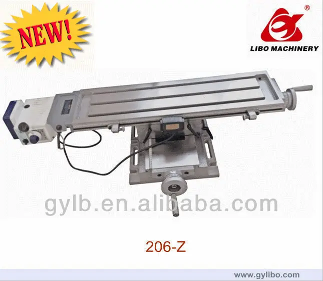 206-Z точный перекрестный слайдер с ЧПУ с подачей питания для фрезерного станка/Размер стола 730*210 мм