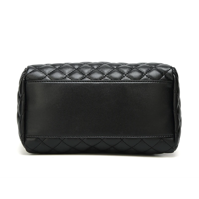 
Fashion Ladies Handbags Boston Crossbody Shoulder Bags for Women Quilted Vegan Leather Handbag Plaid Purse Bag 