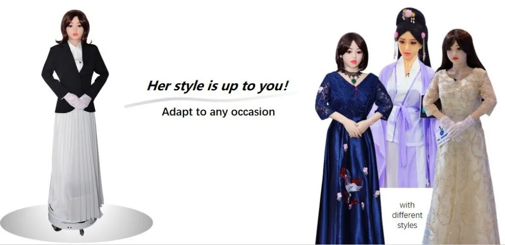 AI Programmable Humanoid Robot Intelligent Welcome Robot For Business