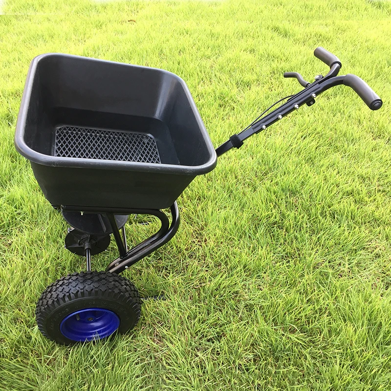 
Garden hand fertilizer spreader machine for seed and fertilizer 