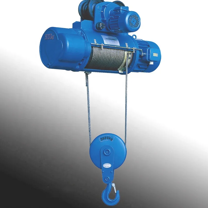 Discount price 1ton 2ton 3ton 5ton hoist 5mt 220v cd1 md1 wire rope electric hoist lifting equipment