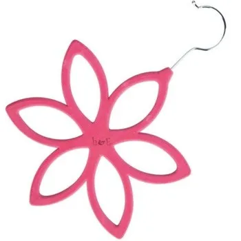 
Non-Slip Tie Scarf Belt Hanger Velvet Flocking Hook Clip Organizer For MF Hanger 