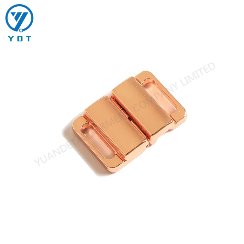 Оптовая продажа, металлическая застежка для бюстгальтера, бикини с пряжкой спереди, пряжка с металлической застежкой, для купальников/бикини/нижнего белья