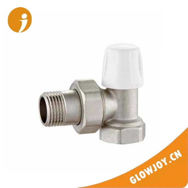 Удобный радиаторный клапан регулирующий угловой