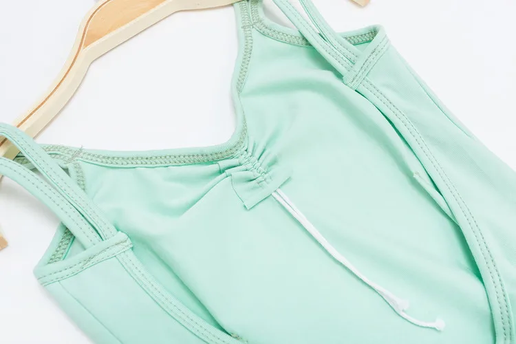 High Quality 100% Cotton Children Ballet Dancewear Camisole Leotard Girls