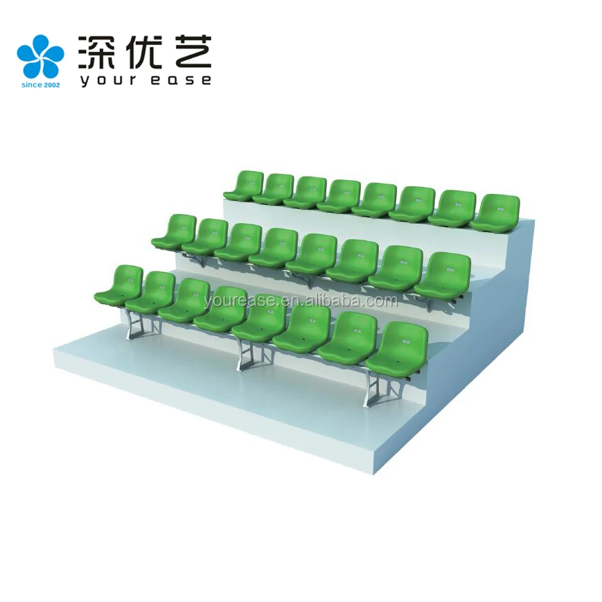 Yourease Outdoor HDPE Plastic Stadium Seat Chair