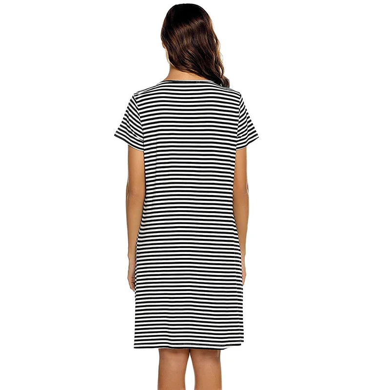 Женская одежда для беременных удлиненная Полосатая Футболка для беременных Топ для кормления