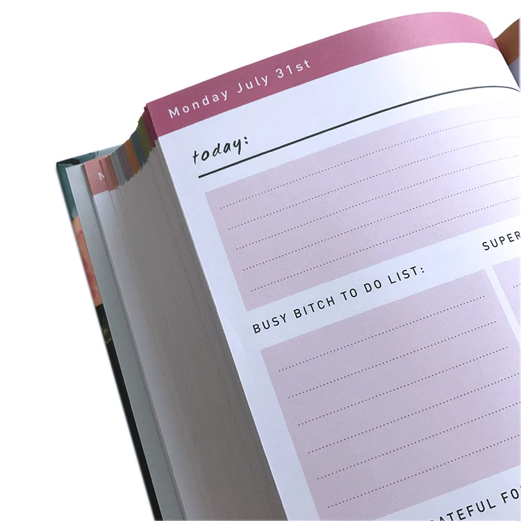 Custom Cheap Professional Hardcover Notebooks / Diary Book Printing Service