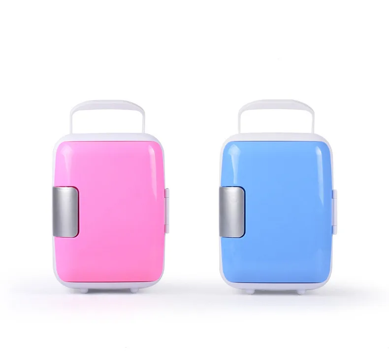 Мини Портативный горячей и холодной двойного назначения 12v автомобильный холодильник