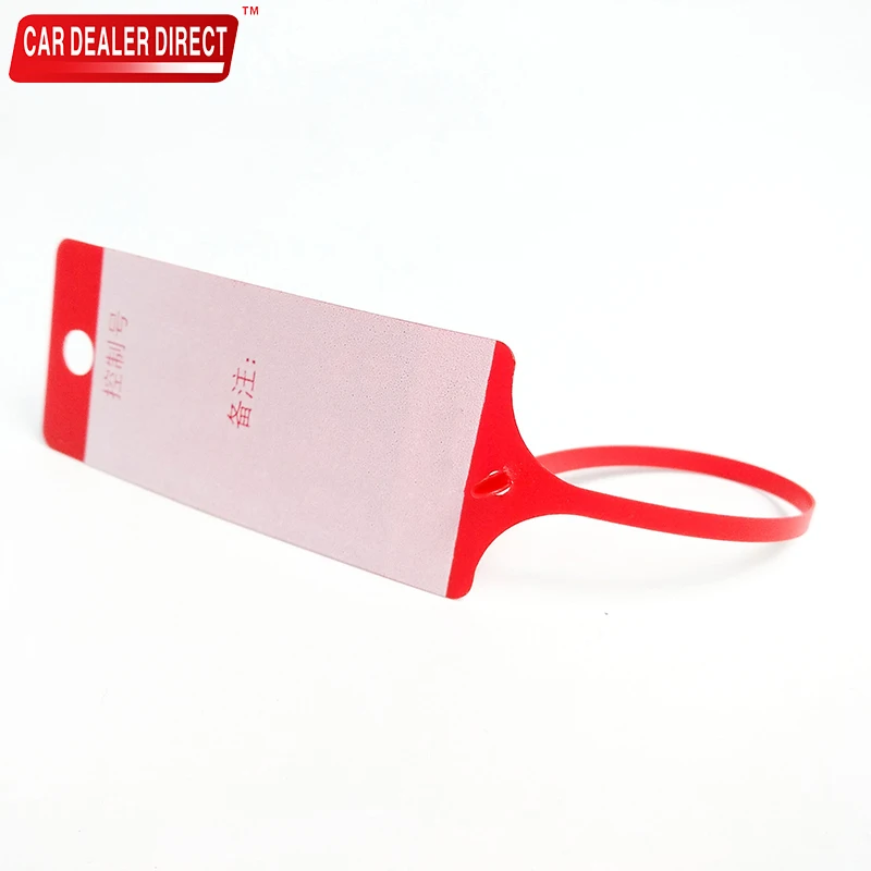 Custom plastic printed hotel key tags no minimum car key tag