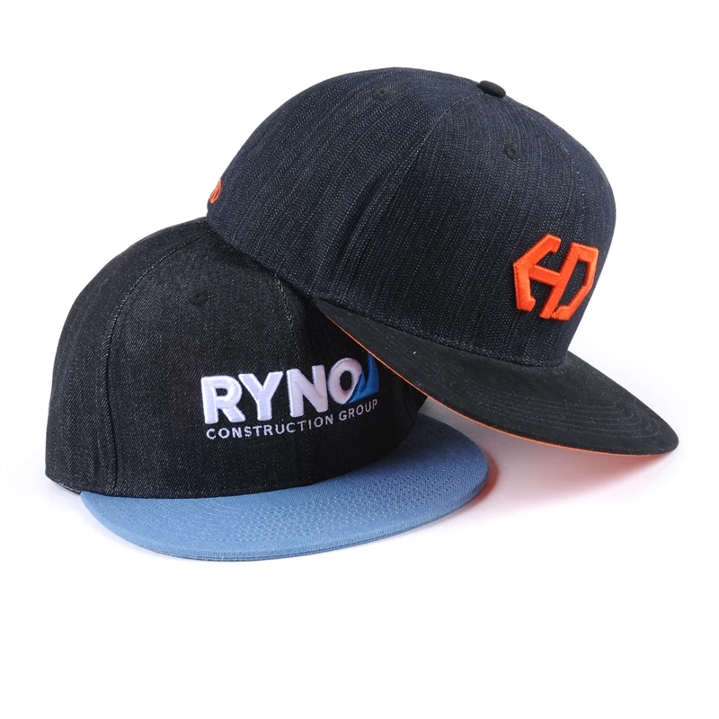 Shenzhen aung crown caps & hats custom branded logo snapback cap