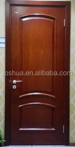 
high-end quality american house 2 arch panel cherry/mahogany wood solid interior door 