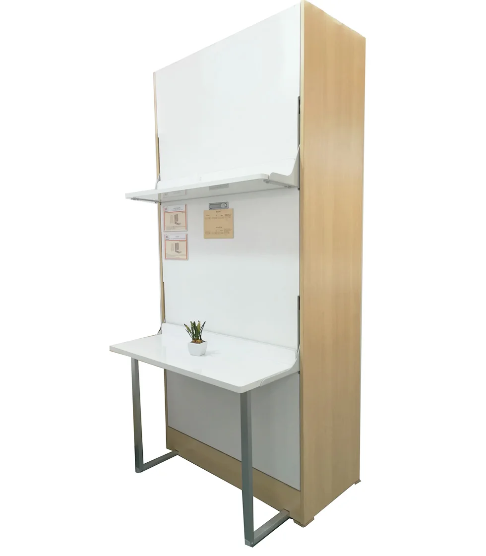 Murphy Bed Hardware Kit Wall Bed Mechanism with Sofa and Bookshelf for Space Saving Furniture