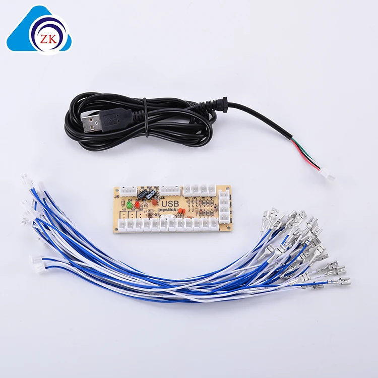 Аркадные НАБОРЫ PCB Чип 3 в 1 джойстик аркадный джойстик чип компьютерная печатная плата с проводом/кабелем для PS3 ПК со всеми проводами